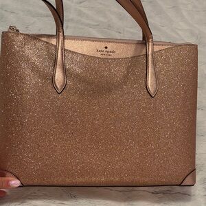Kate Spade Sparkling Rose Gold Tote